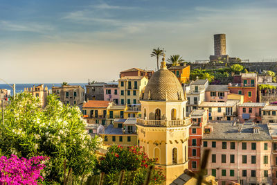 View of buildings in city