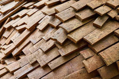 Full frame shot of wooden wall