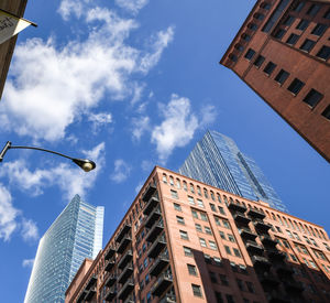 Low angle view of building against sky