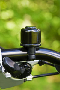 Close-up of bicycle wheel