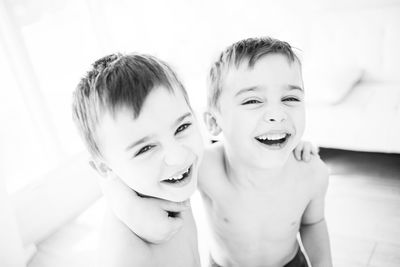 Portrait of smiling boy