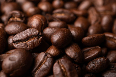 Full frame shot of coffee beans