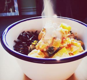 Close-up of food in bowl