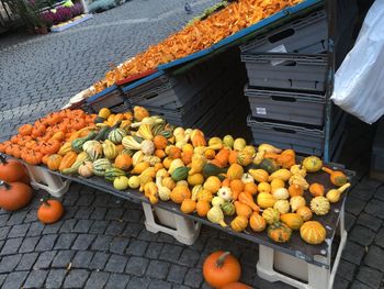 Fruits for sale at market stall