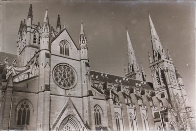 Low angle view of building against sky