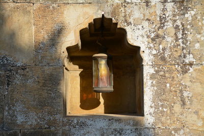 Close-up of temple