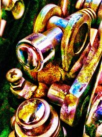 Close-up of food on table