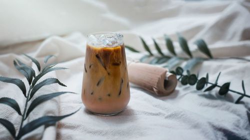 Close-up of drink on table