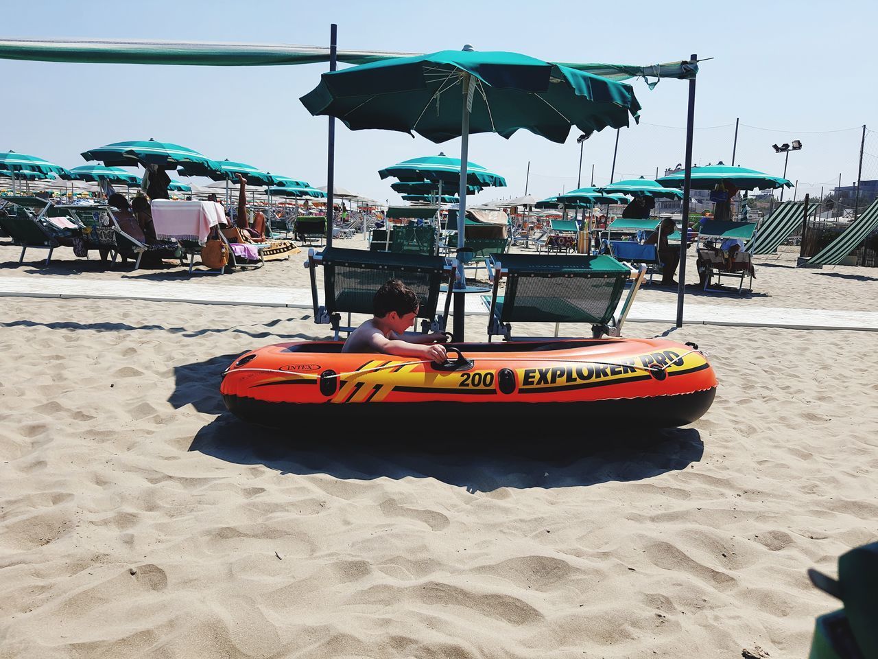 SHIP ON BEACH