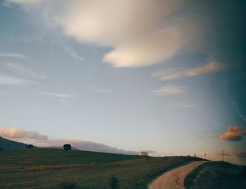 Scenic view of landscape against sky