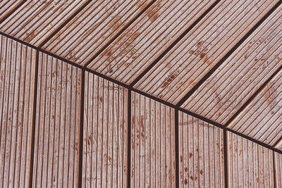 Full frame shot of wooden roof