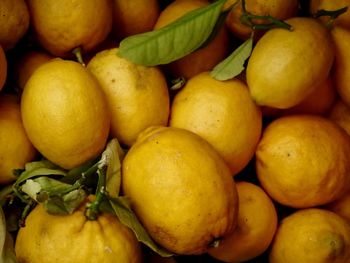 Full frame shot of fruits for sale at market stall