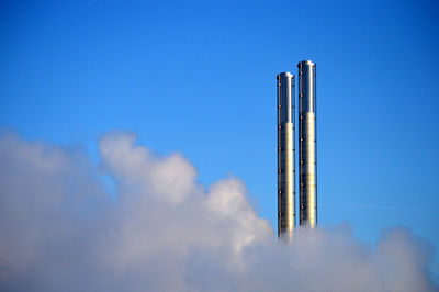 High section of smoke stacks