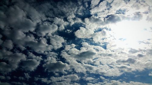 Full frame shot of clouds in sky