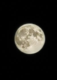 Moon against sky at night