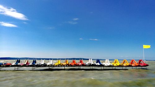 Boats in the sea