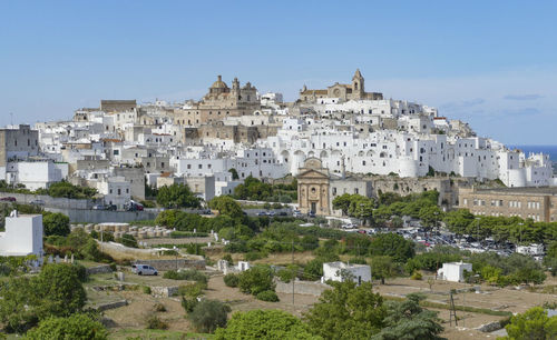 Impression around ostuni, a city in apulia, italy