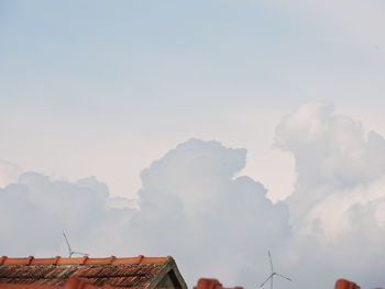 Panoramic shot of roof against sky