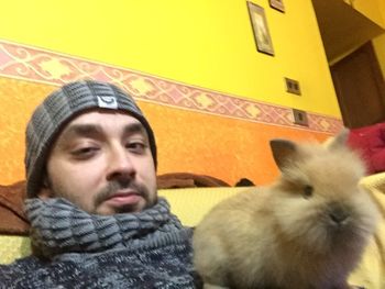 Portrait of young woman