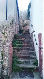 Staircase of old building