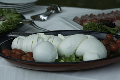 Close-up of food in plate