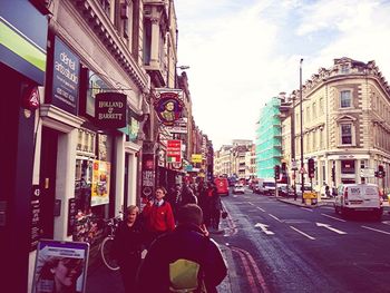 City street with buildings in background