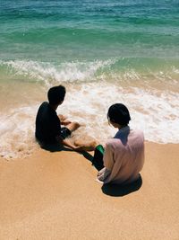 People on beach