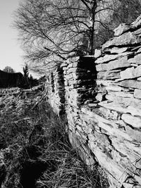 Close-up of water against sky