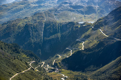 High angle view of landscape