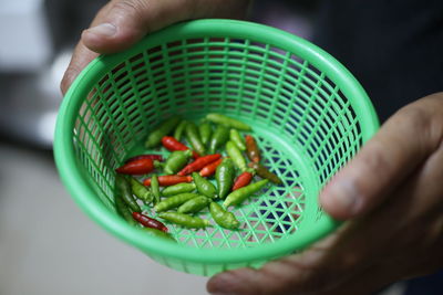 Midsection of person preparing food