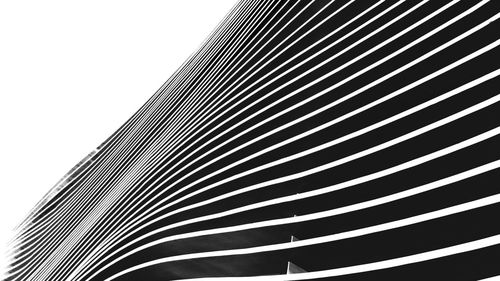 Low angle view of modern building against sky