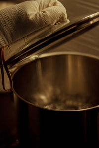 Close-up of food in kitchen