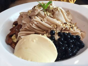 Close-up of food in plate