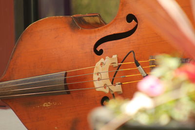 Close-up of guitar