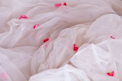 Full frame shot of bed