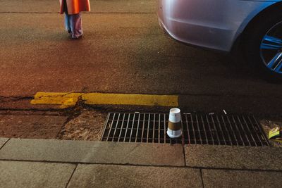 Low section of men on floor