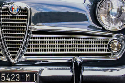 Close-up of vintage car