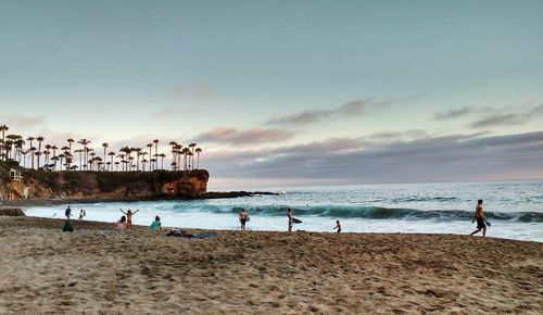 People on beach