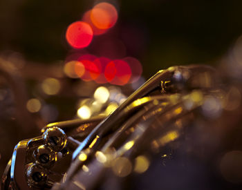 Close-up of a saxophone 