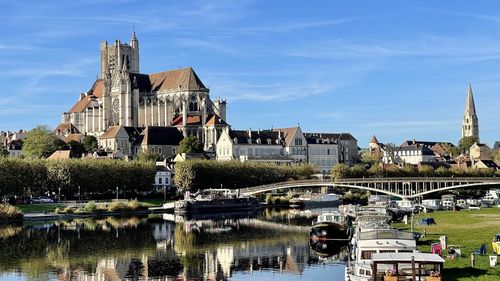 Cathedral and city over river