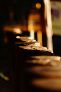Close-up of illuminated lamp