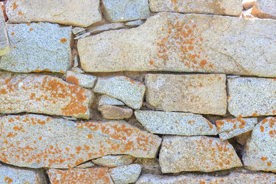 Full frame shot of stone wall