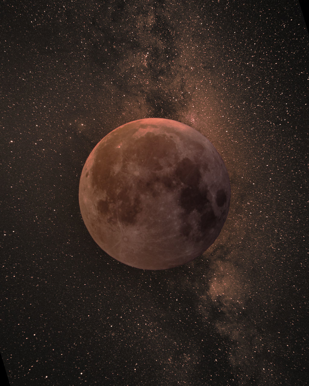 VIEW OF MOON AGAINST SKY