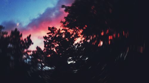 Scenic view of sky at sunset