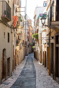 Street amidst buildings in city