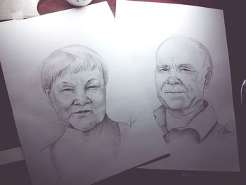 Close-up of woman hand