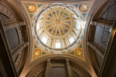 Low angle view of dome of building