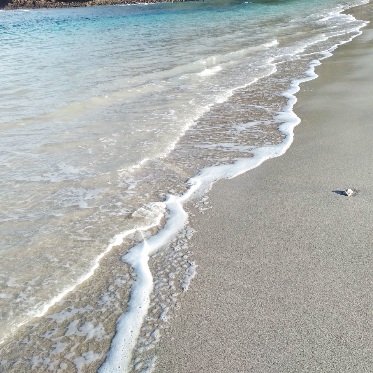 HIGH ANGLE VIEW OF SEA SHORE