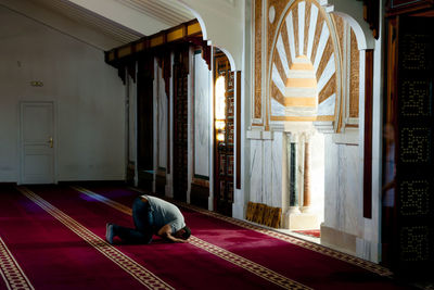 Interior of building