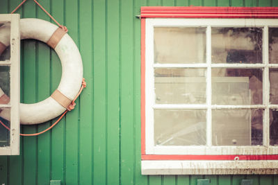 Close-up of window